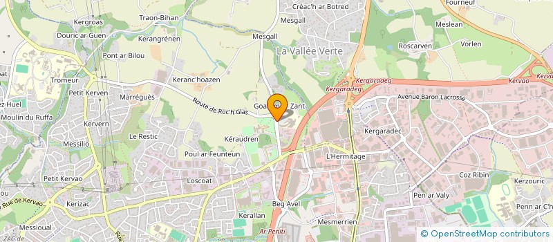 localisation de l'entreprise SCI CARDIOLOGIQUE DE BRETAGNE OCCIDENTALE  BREST