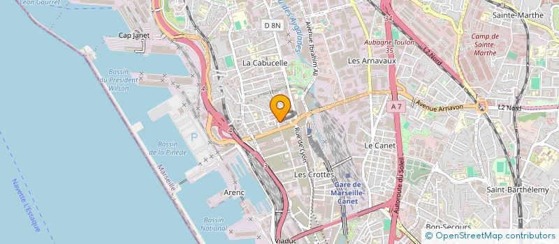 localisation de l'entreprise SCI CARDIOPATIO à MARSEILLE