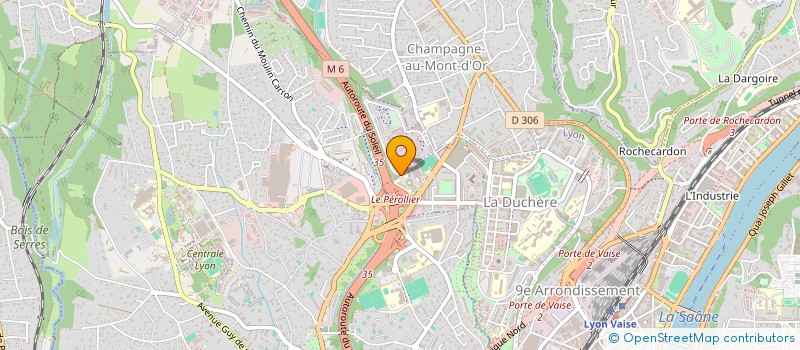 localisation de l'entreprise SCI CARDIOSOURCE  LYON