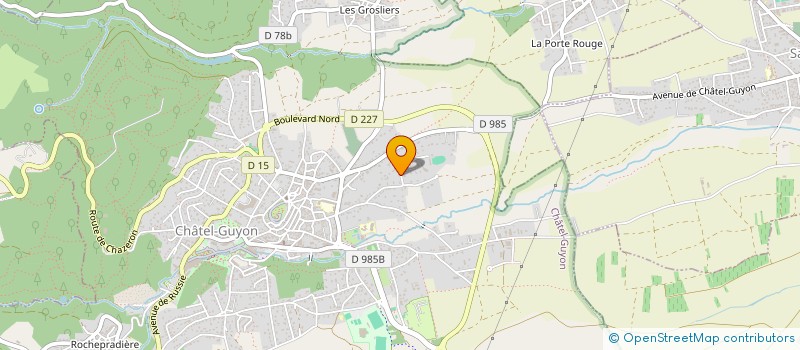 localisation de l'entreprise SCI CARDIOZENITH  COURNON-D'AUVERGNE