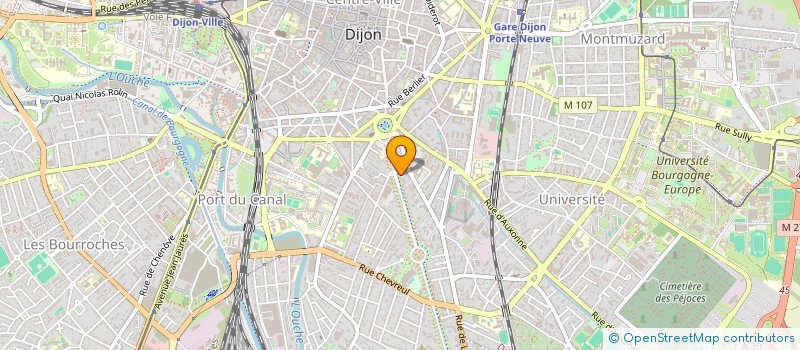 localisation de l'entreprise SCI CARDISA à DIJON
