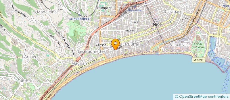 localisation de l'entreprise SCI CARDOMI à NICE