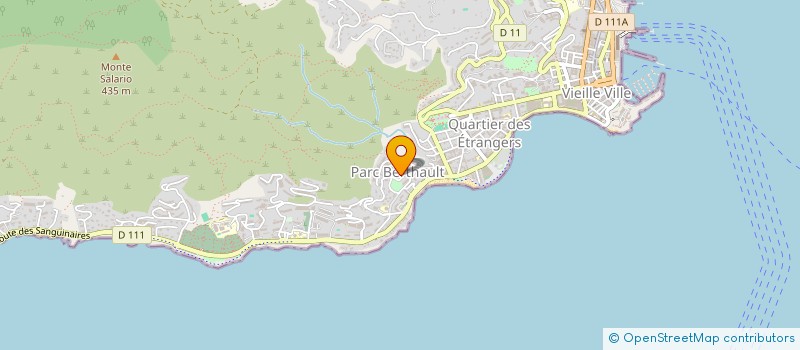localisation de l'entreprise SCI CARDOSA  AJACCIO