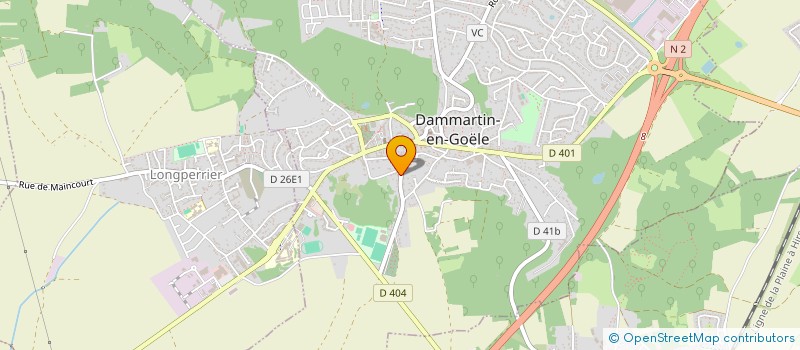 localisation de l'entreprise SCI CARDOSO  DAMMARTIN-EN-GOELE