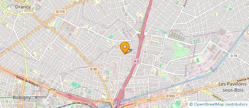 localisation de l'entreprise SCI CARDOSO ET FILS  BOBIGNY