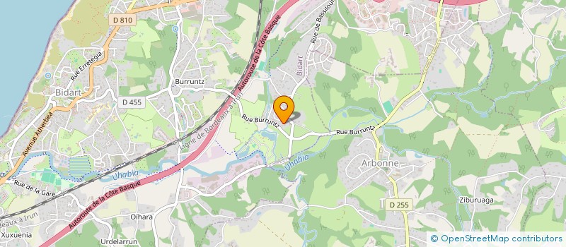 localisation de l'entreprise SCI CARDOT-GERARD à BIDART