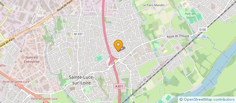 localisation de l'entreprise SCI CARDY  SAINTE-LUCE-SUR-LOIRE