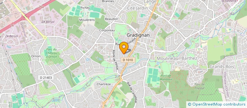 localisation de l'entreprise SCI CARE à GRADIGNAN