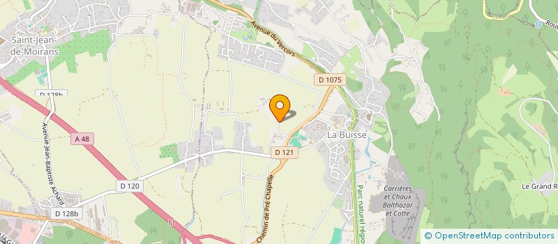 localisation de l'entreprise SCI CARE  LA BUISSE