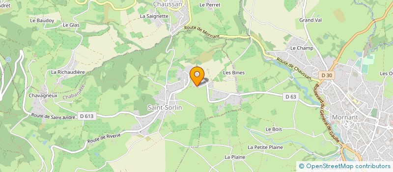 localisation de l'entreprise SCI CAREGABEN  NOTRE-DAME-DE-BELLECOMBE