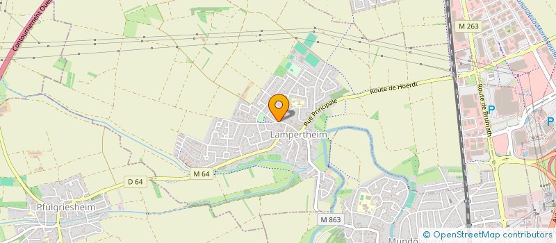 localisation de l'entreprise SCI CARELE ET JULELE  LAMPERTHEIM