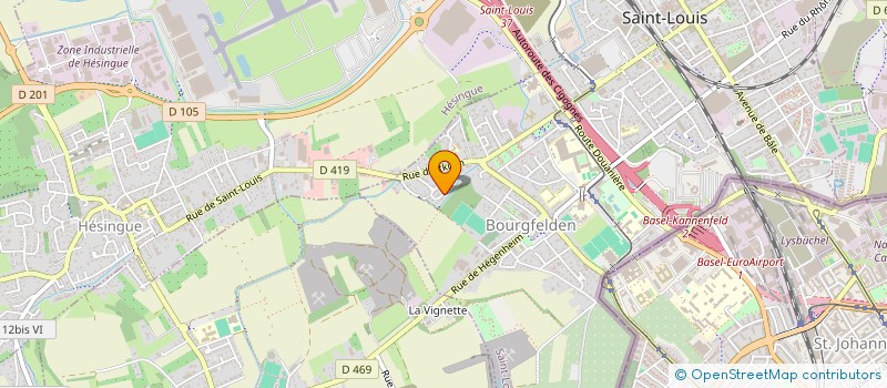 localisation de l'entreprise SCI CARELINAUD  SAINT-LOUIS