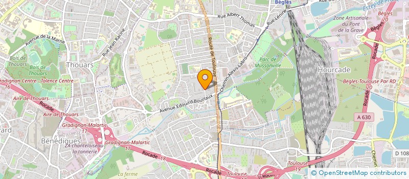 localisation de l'entreprise SCI CAREM  VILLENAVE-D'ORNON