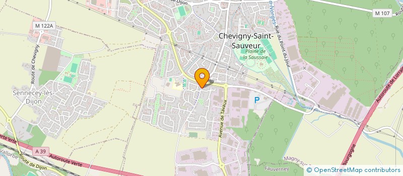 localisation de l'entreprise SCI CAREMENTRANT  CHEVIGNY-SAINT-SAUVEUR