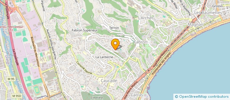 localisation de l'entreprise SCI CAREMI à NICE