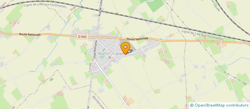 localisation de l'entreprise SCI CARENA à WALLON-CAPPEL