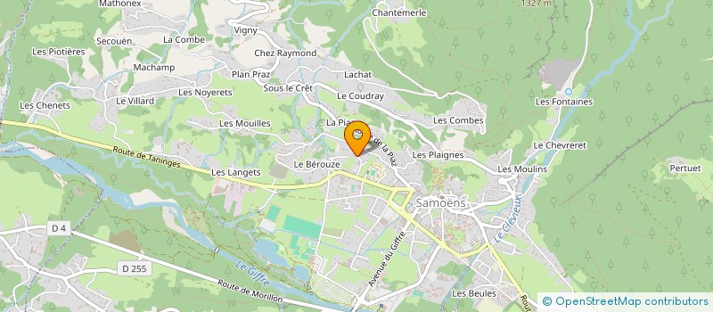 localisation de l'entreprise SCI CAREST à SAMOENS