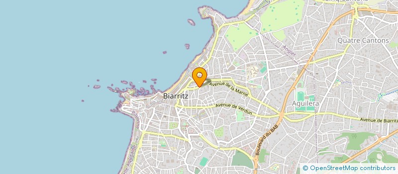 localisation de l'entreprise SCI CAREST à BIARRITZ