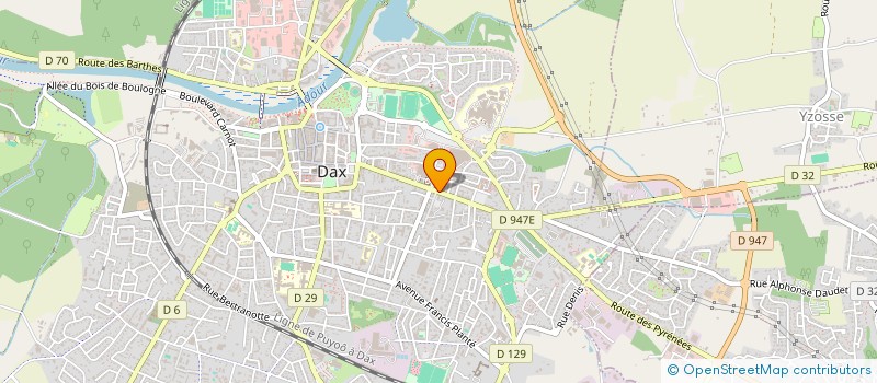 localisation de l'entreprise SCI CARETE à DAX