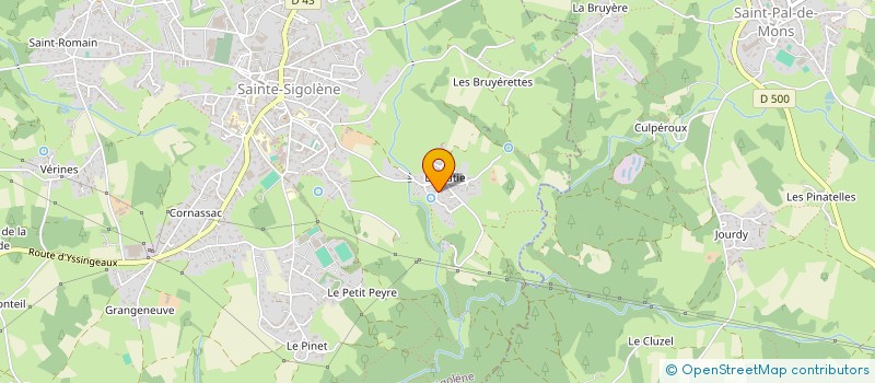 localisation de l'entreprise SCI CARETTE à SAINTE-SIGOLENE