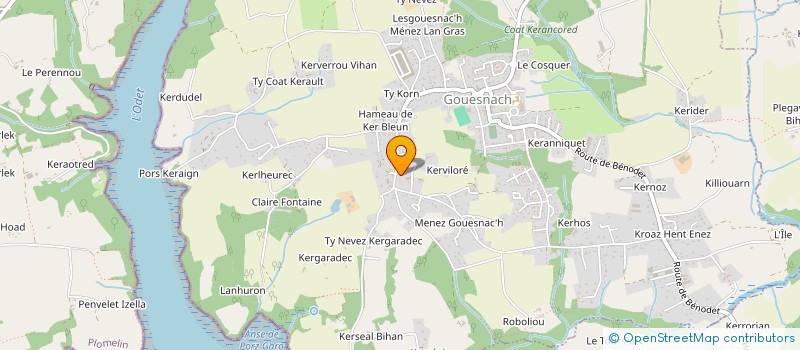 localisation de l'entreprise SCI CAREVE  GOUESNACH