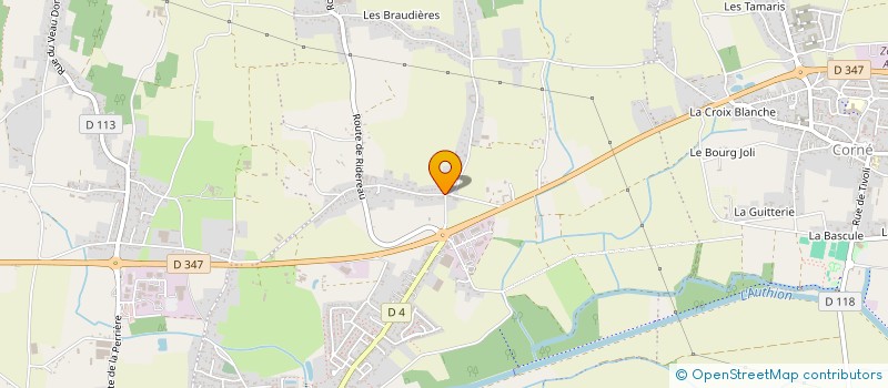 localisation de l'entreprise SCI CAREW LEBRUN  LOIRE-AUTHION