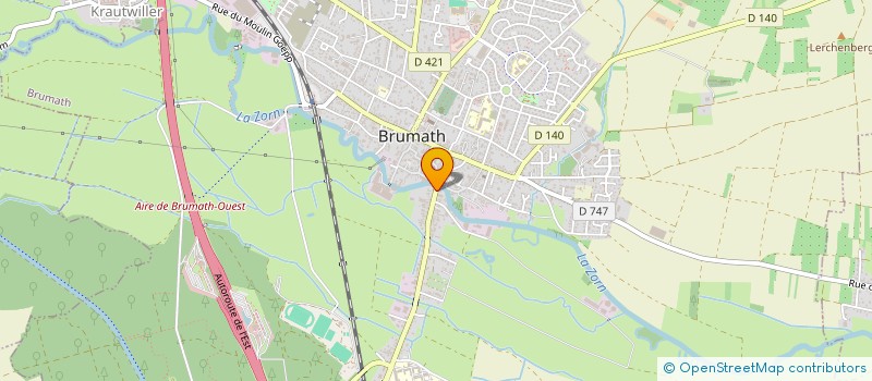 localisation de l'entreprise SCI CARFANTS  BRUMATH