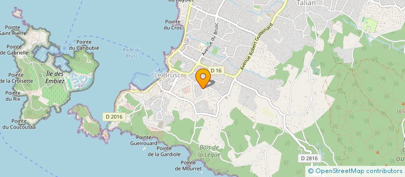 localisation de l'entreprise SCI CARFI à SIX-FOURS-LES-PLAGES