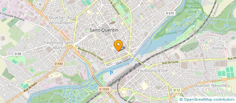 localisation de l'entreprise SCI CARFILS à SAINT-QUENTIN