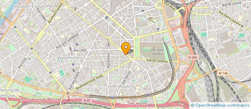 localisation de l'entreprise SCI CARFLERS 2 à LILLE