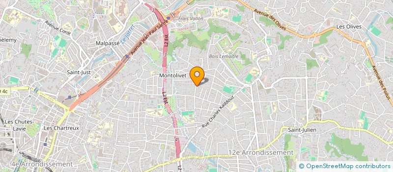 localisation de l'entreprise SCI CARGAUD à MARSEILLE