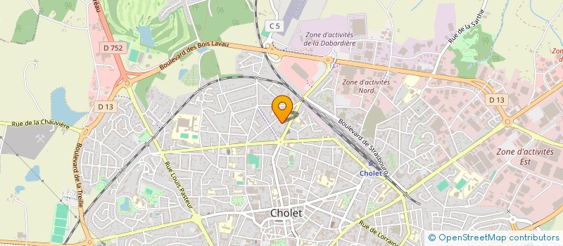 localisation de l'entreprise SCI CARGENE à CHOLET