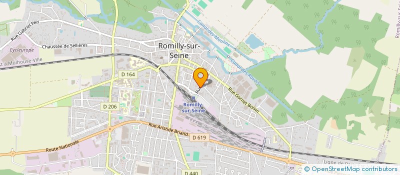 localisation de l'entreprise SCI CARGENOL à ROMILLY-SUR-SEINE