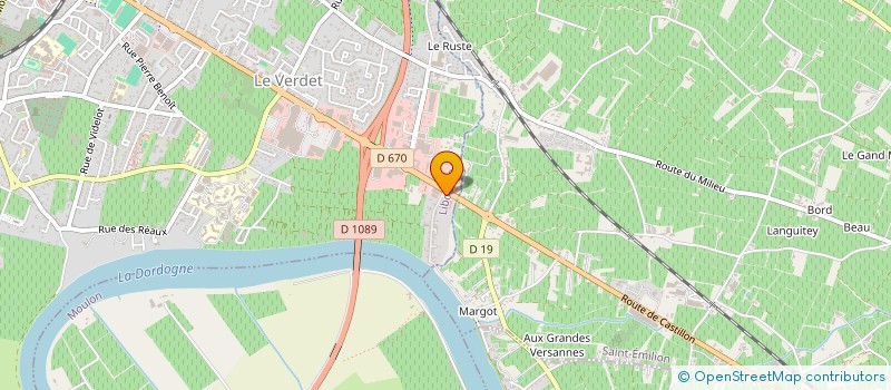 localisation de l'entreprise SCI CARGID  LIBOURNE