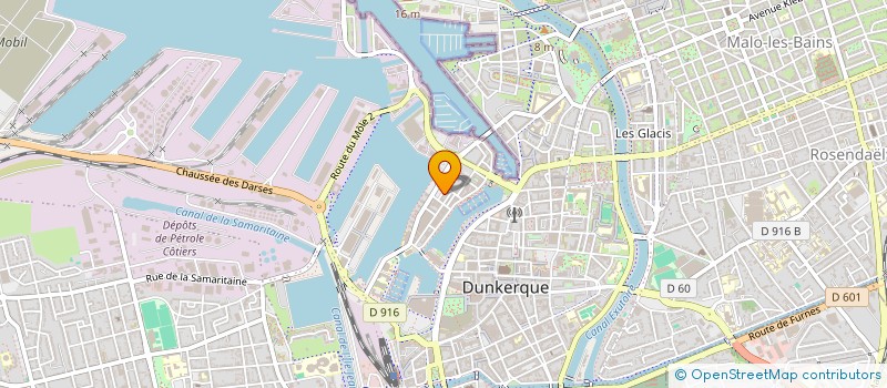 localisation de l'entreprise SCI CARGO à DUNKERQUE