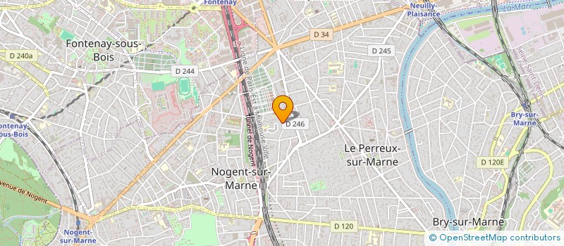 localisation de l'entreprise SCI CARGO  LE PERREUX-SUR-MARNE