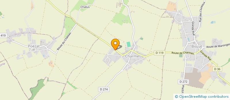 localisation de l'entreprise SCI CARGOUEF  CHARMES