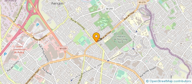 localisation de l'entreprise SCI CARHOTEL  TOURCOING