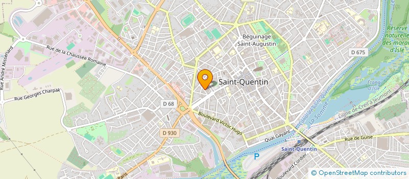localisation de l'entreprise SCI CARI à SAINT-QUENTIN