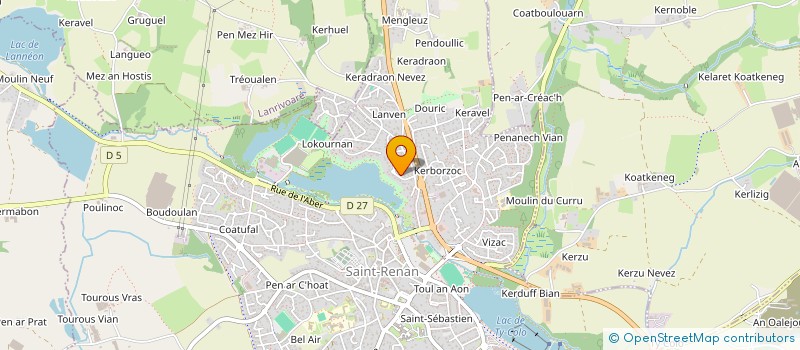 localisation de l'entreprise SCI CARI  SAINT-RENAN