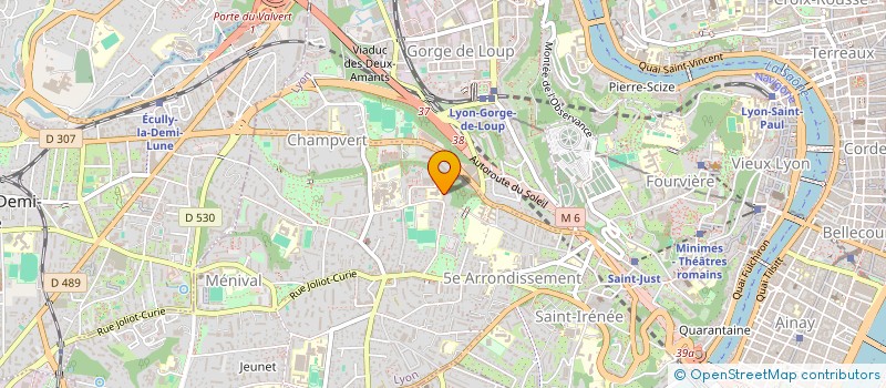 localisation de l'entreprise SCI CARI  LYON