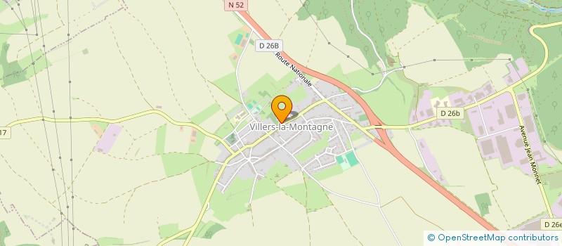 localisation de l'entreprise SCI CARI  VILLERS-LA-MONTAGNE