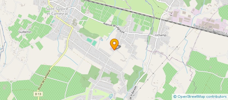 localisation de l'entreprise SCI CARI  SAINT-SULPICE-ET-CAMEYRAC