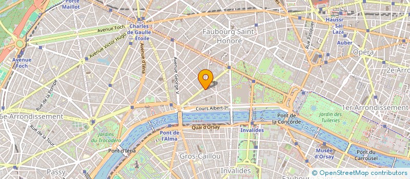 localisation de l'entreprise SCI CARIACOISE  PARIS