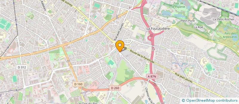 localisation de l'entreprise SCI CARIB VIEW NBBC à ANGERS