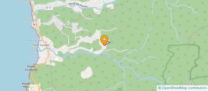 localisation de l'entreprise SCI CARIBBEAN INTERNATIONAL BUSINES  POINTE-NOIRE