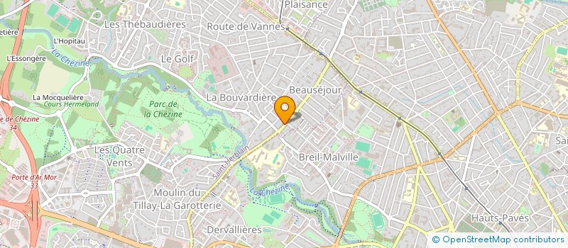 localisation de l'entreprise SCI CARIBEU  SAINT-HERBLAIN