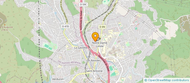 localisation de l'entreprise SCI CARIBOU à MARSEILLE