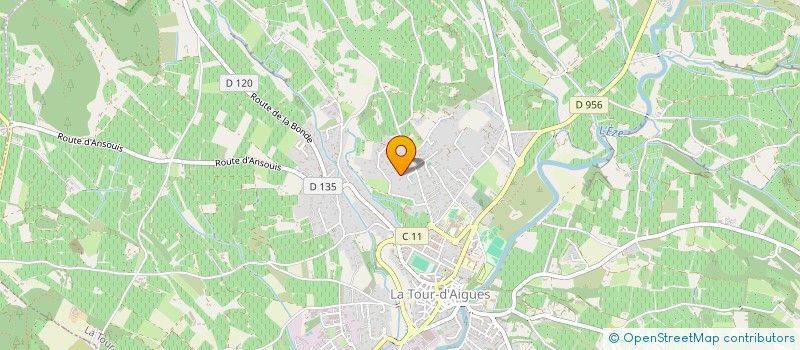 localisation de l'entreprise SCI CARIBOUT  LA TOUR D'AIGUES