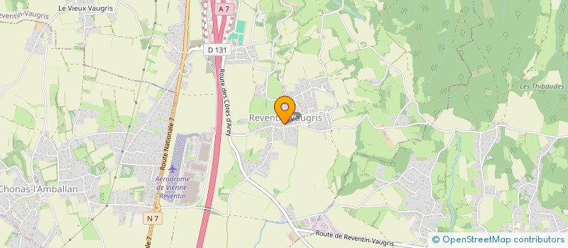 localisation de l'entreprise SCI CARICA  REVENTIN-VAUGRIS